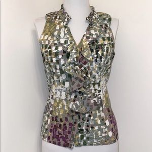 Ann Taylor Petites Sleeveless Top Size: 4P